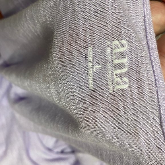 L a.n.a Ruffled Top w/Ruffles Creating a Capped Sleeve Look - Picture 5 of 6